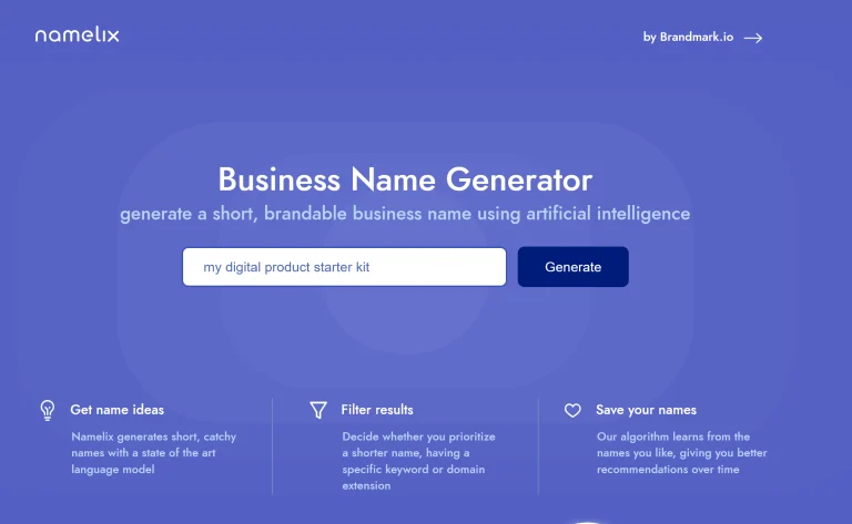Unlock Your Business’s Potential: Find the Perfect Name With Namelix’s AI Tools